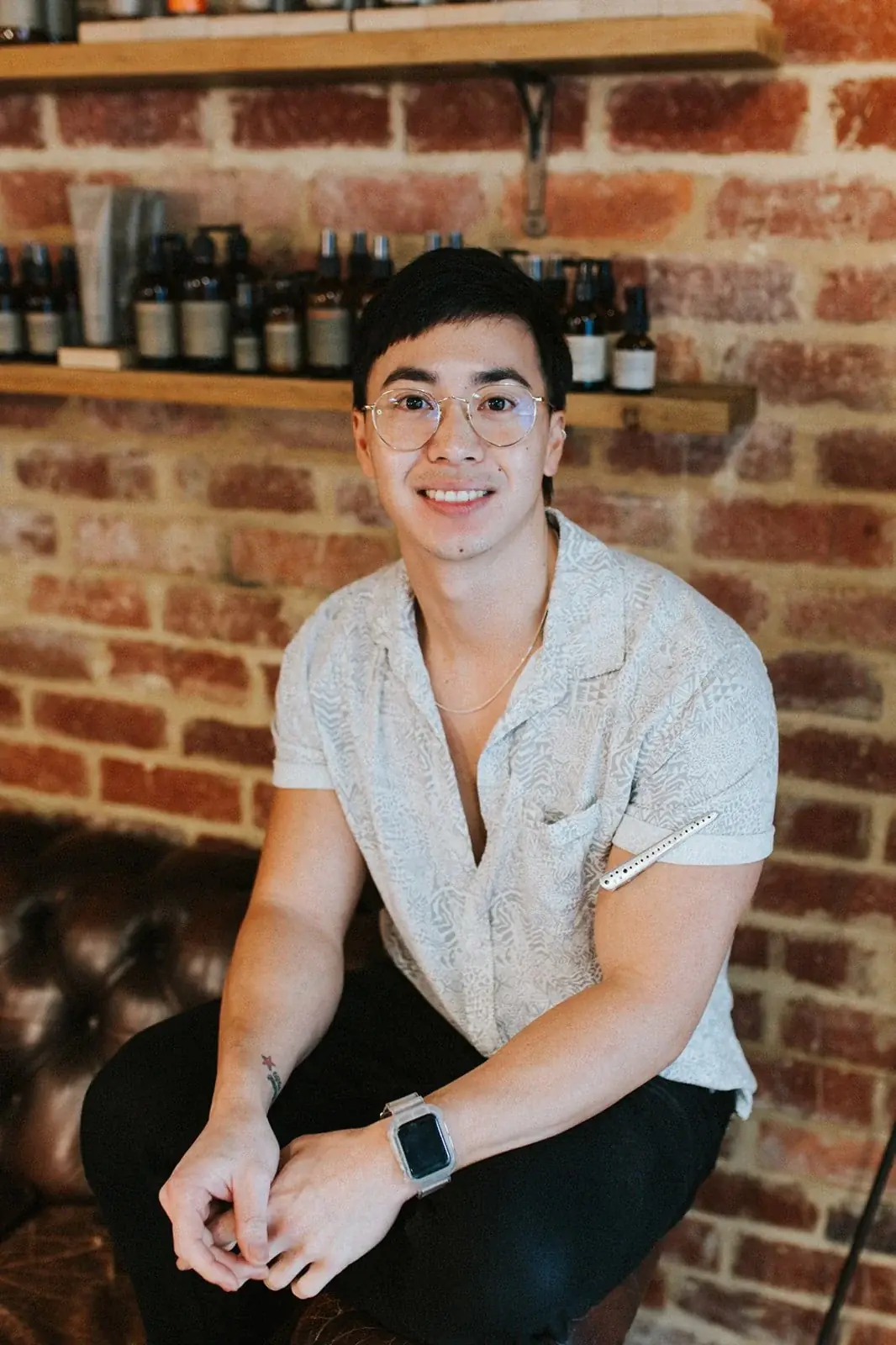 Adam, Style Director at George & Ivy eco hair salon, Fremantle