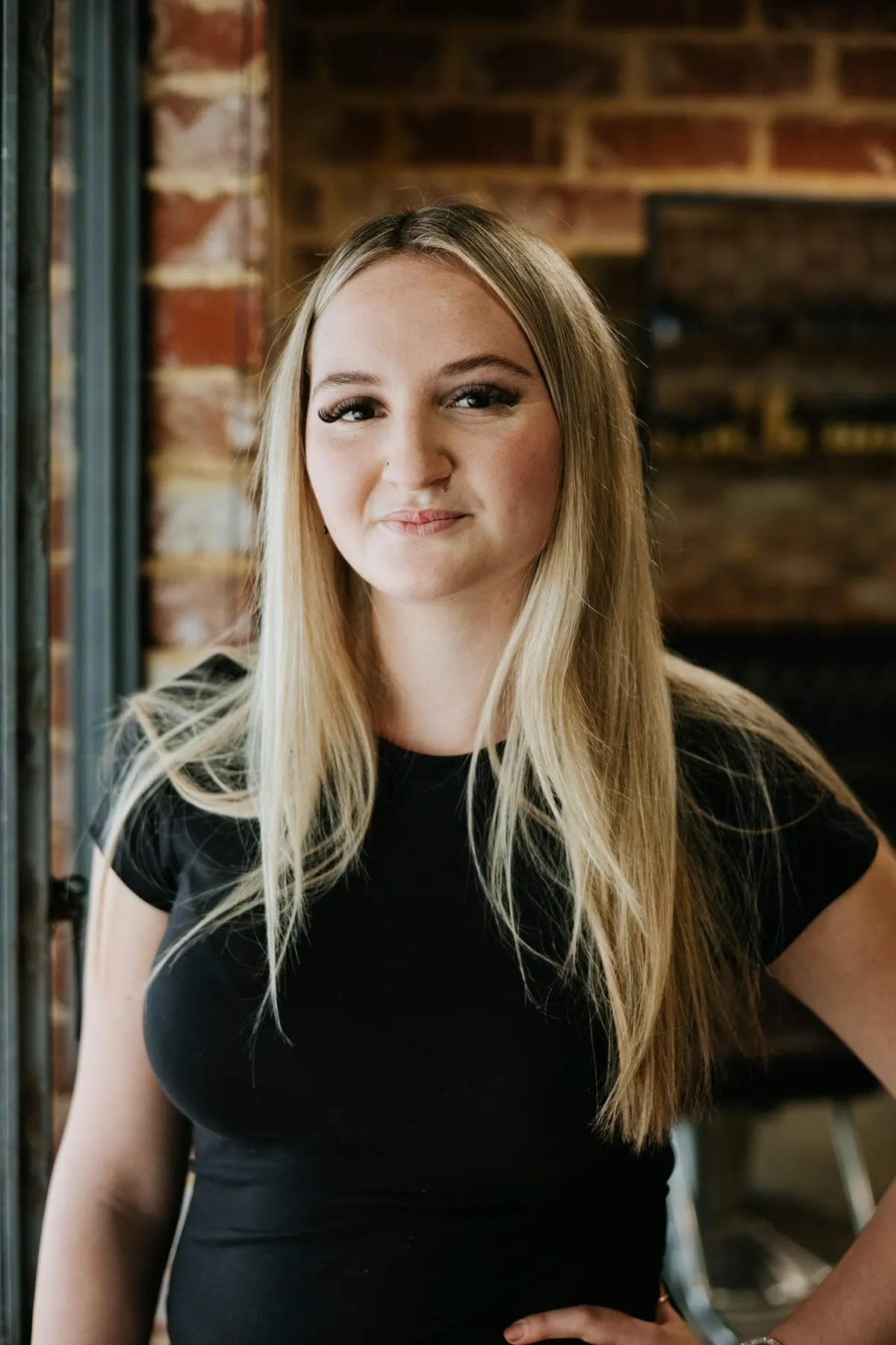 Katelyn, 1st Year Apprentice at George & Ivy eco hair salon, Fremantle